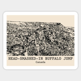 Head-Smashed-In Buffalo Jump - Canada Sticker